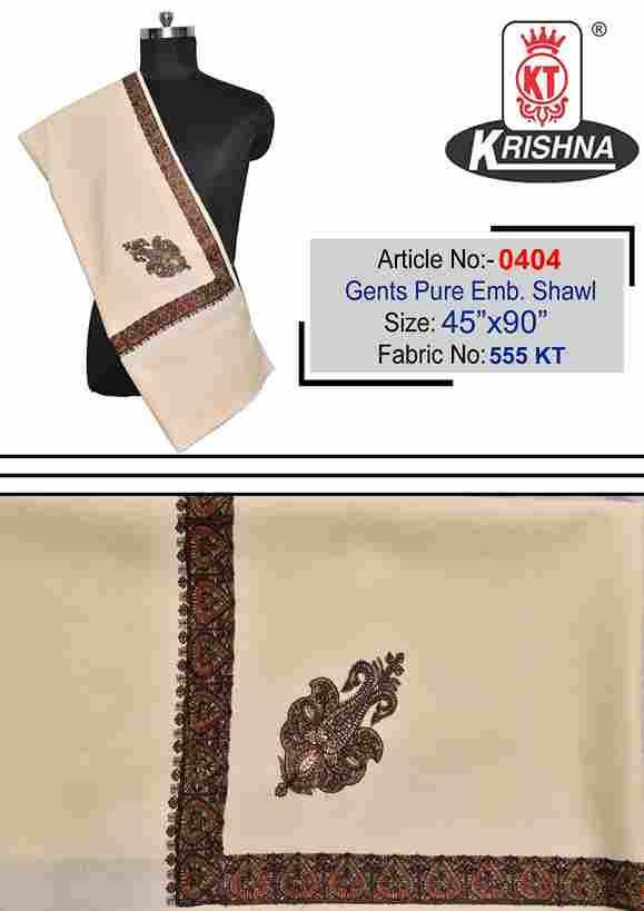 Gents Pure Embroidery Shawl